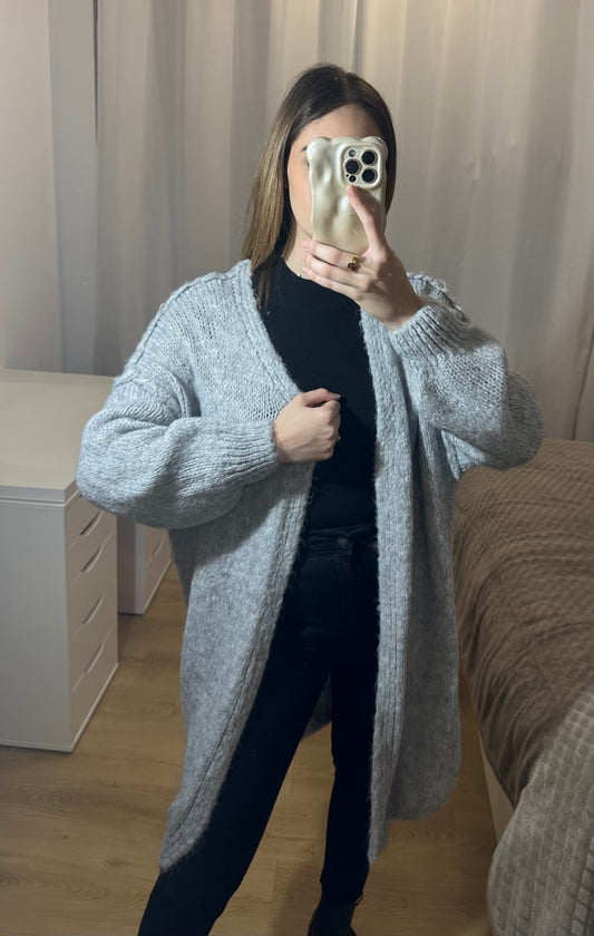 Gilet cerise au dos