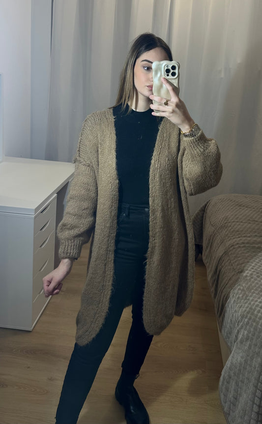 Gilet cerise au dos